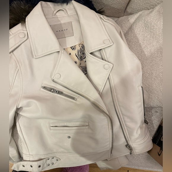 BlankNYC Cream Leather Jacket - Picture 4 of 4